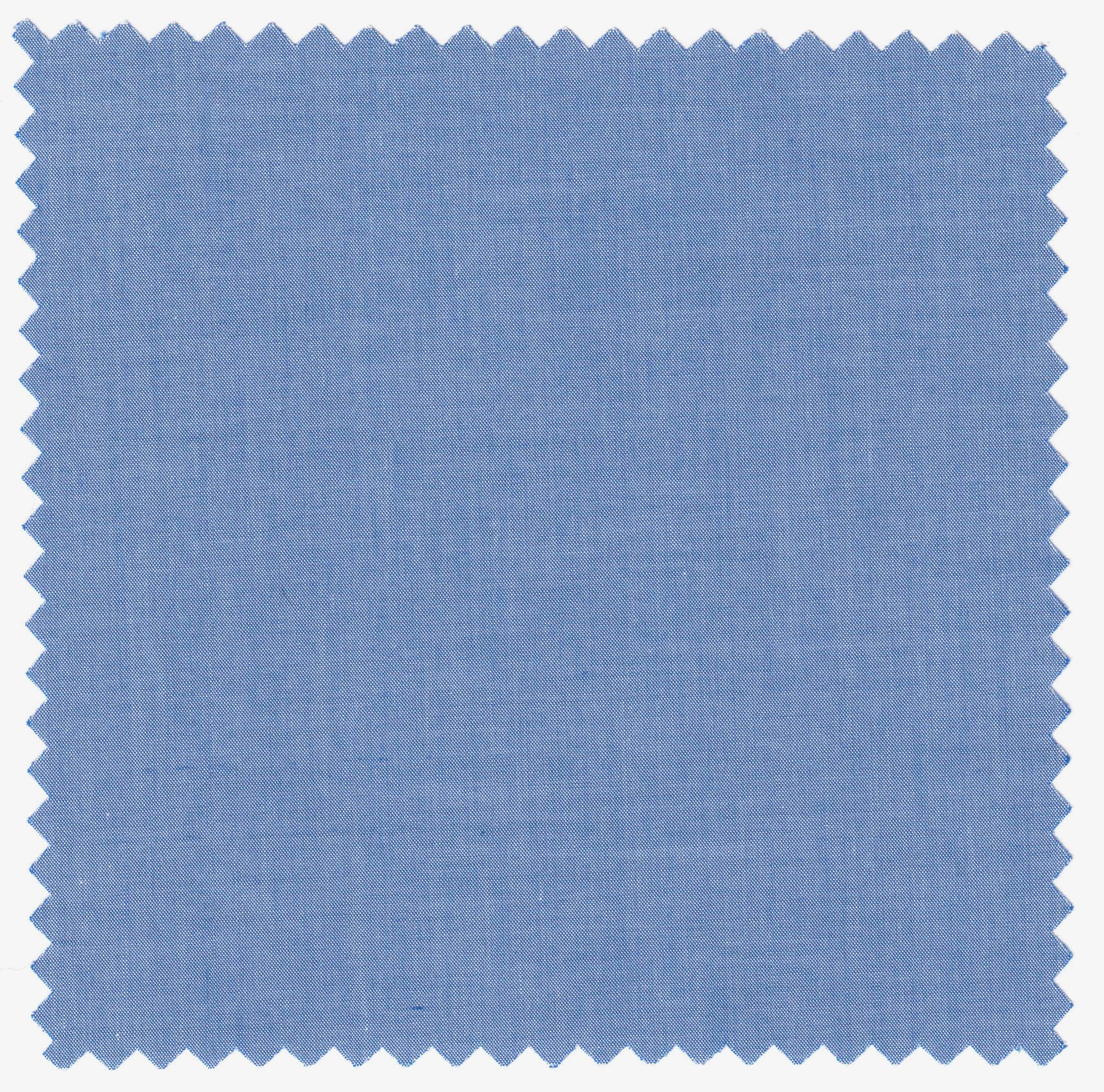 100% Pima Cotton Blue Chambray