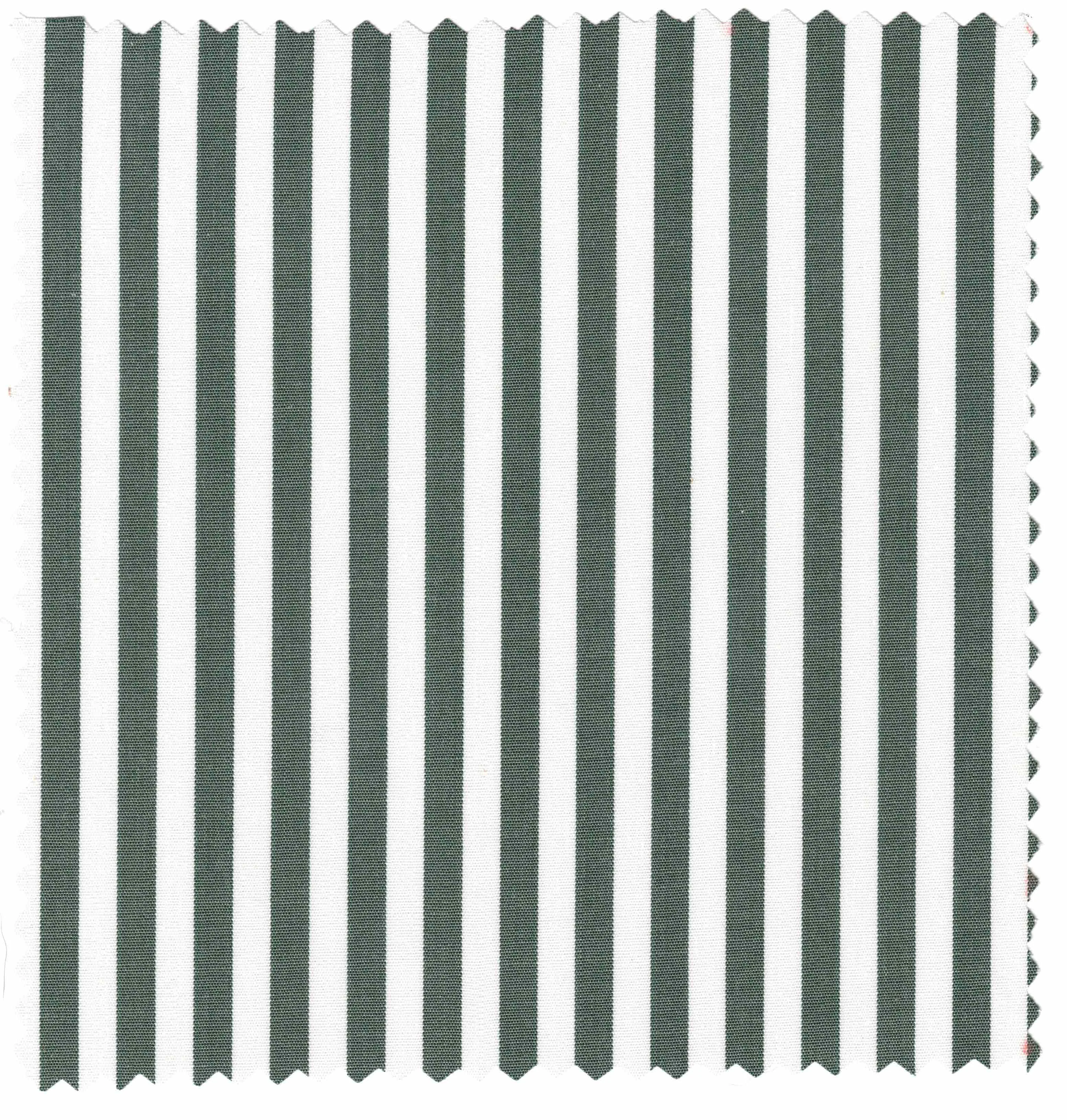 Regal Green 5MM Bengal Stripe Broadcloth