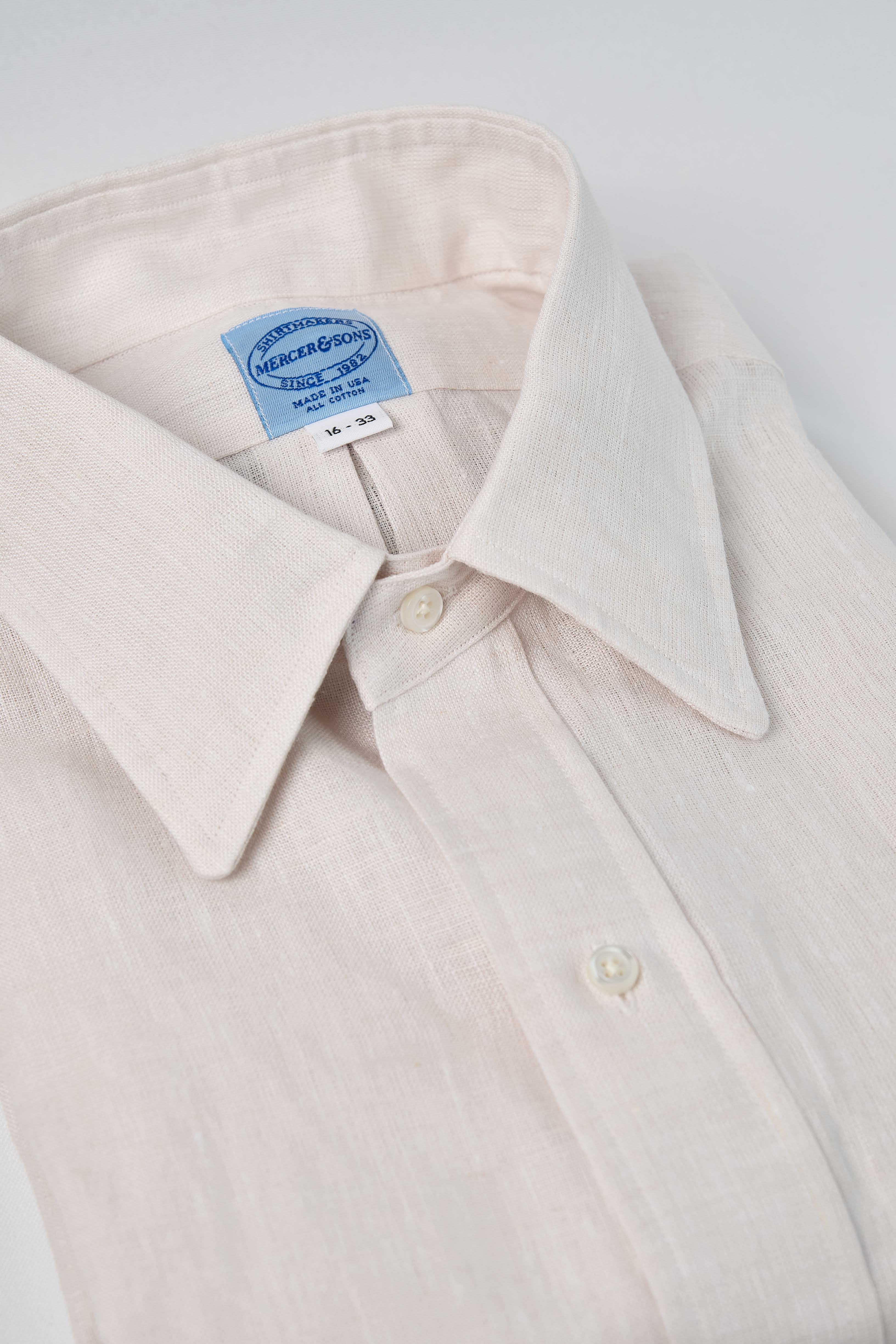 Ivory 100% Fine Linen - Image 4
