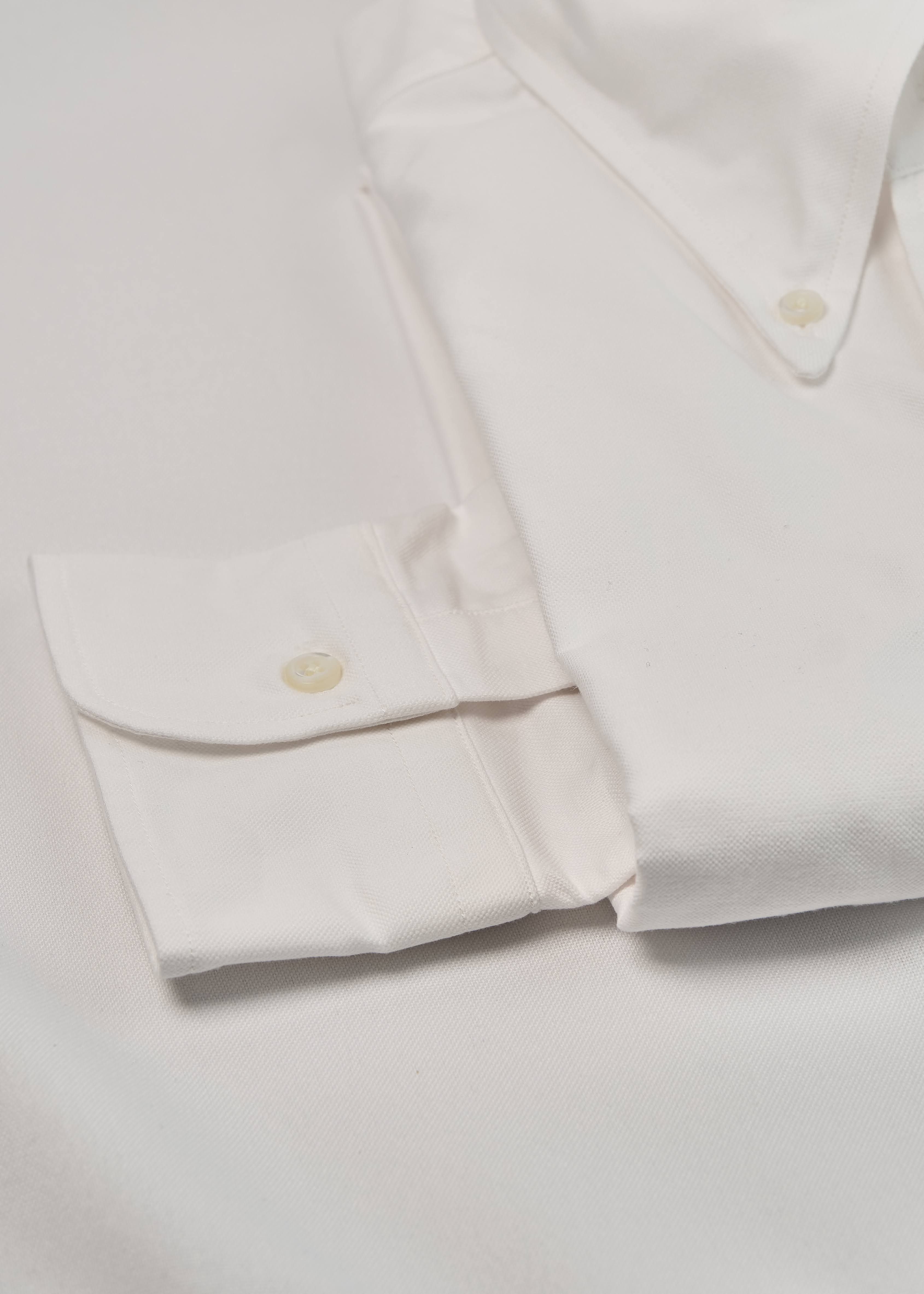 Ivory Two-Ply Classic 100% Pima Cotton Oxford - Image 4