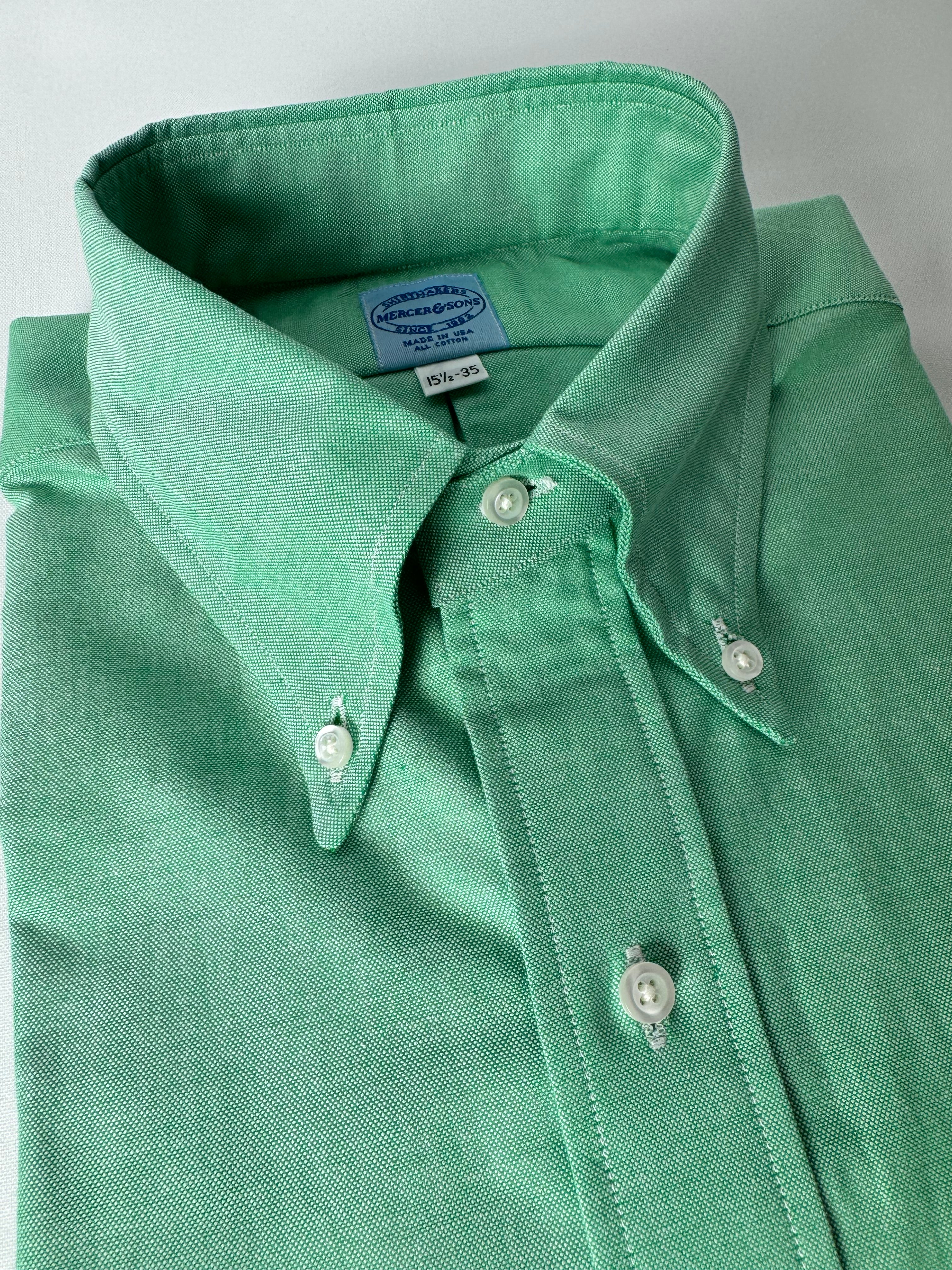 Kind Of Green Two-Ply Classic 100% Pima Cotton Oxford - Image 2