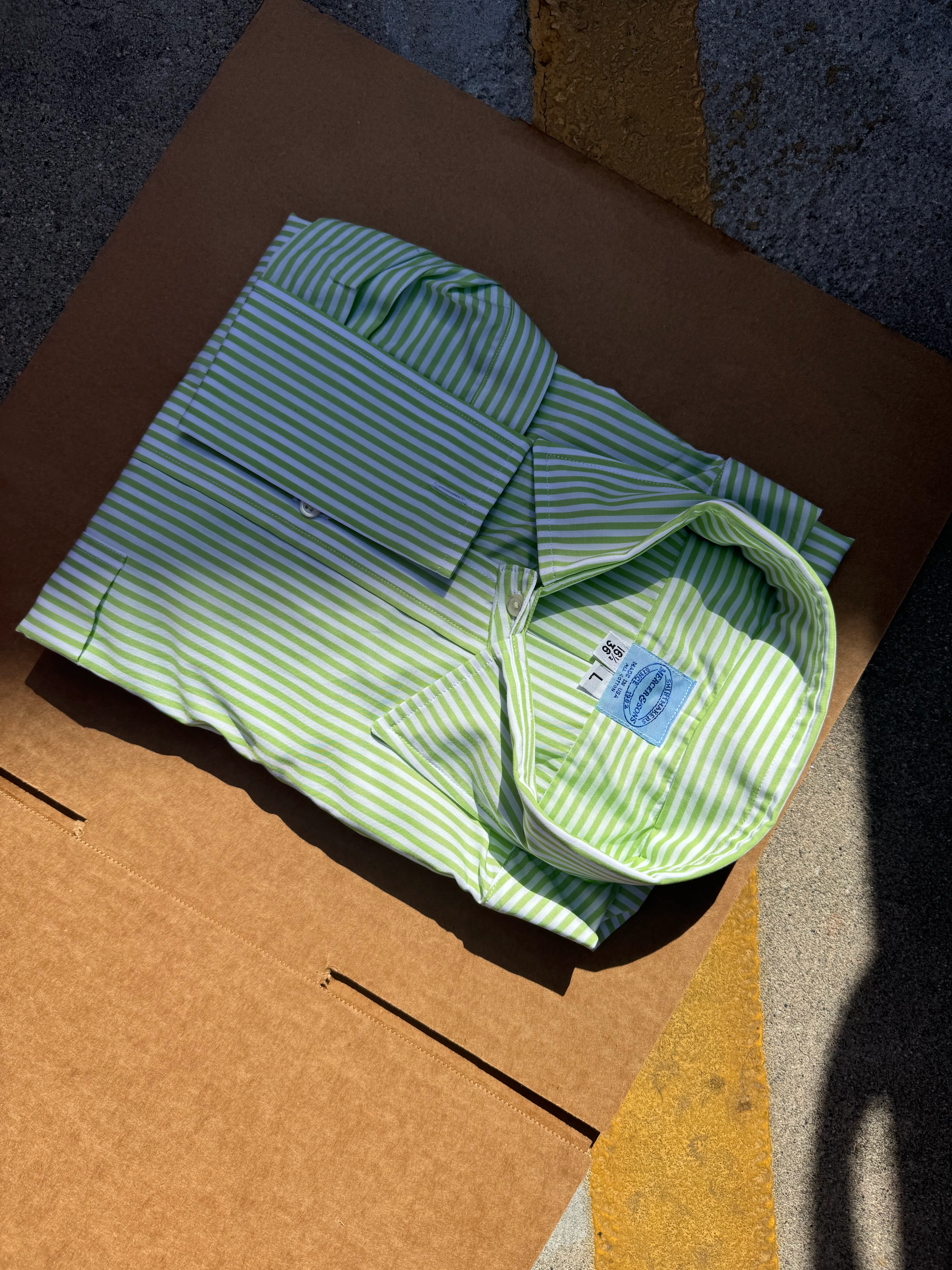 Putting Green #2 Bengal Broadcloth Stripe - Image 3