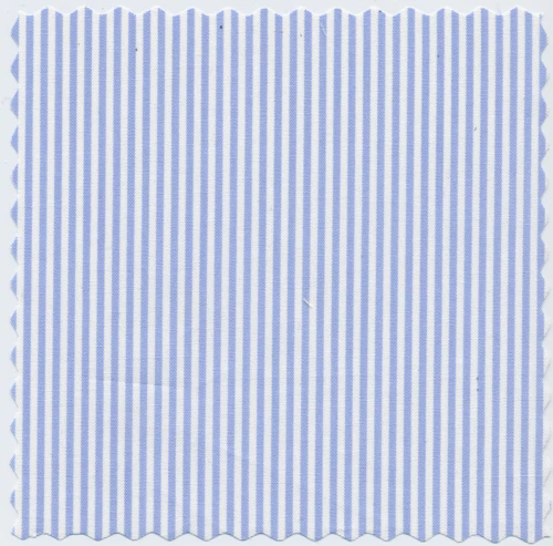 Skye Blue Bankers 1/16" Broadcloth Stripe