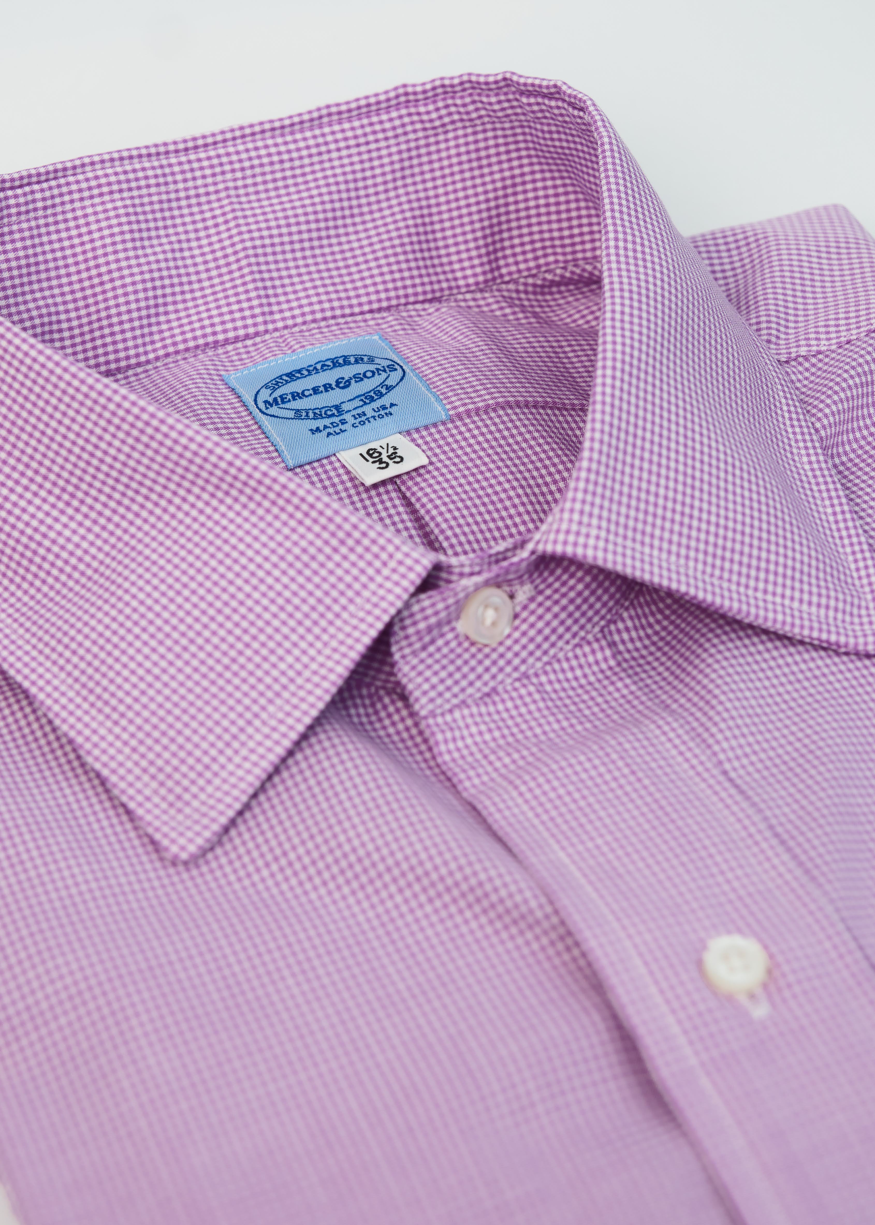 Thistle English Small Check Broadcloth - Image 3