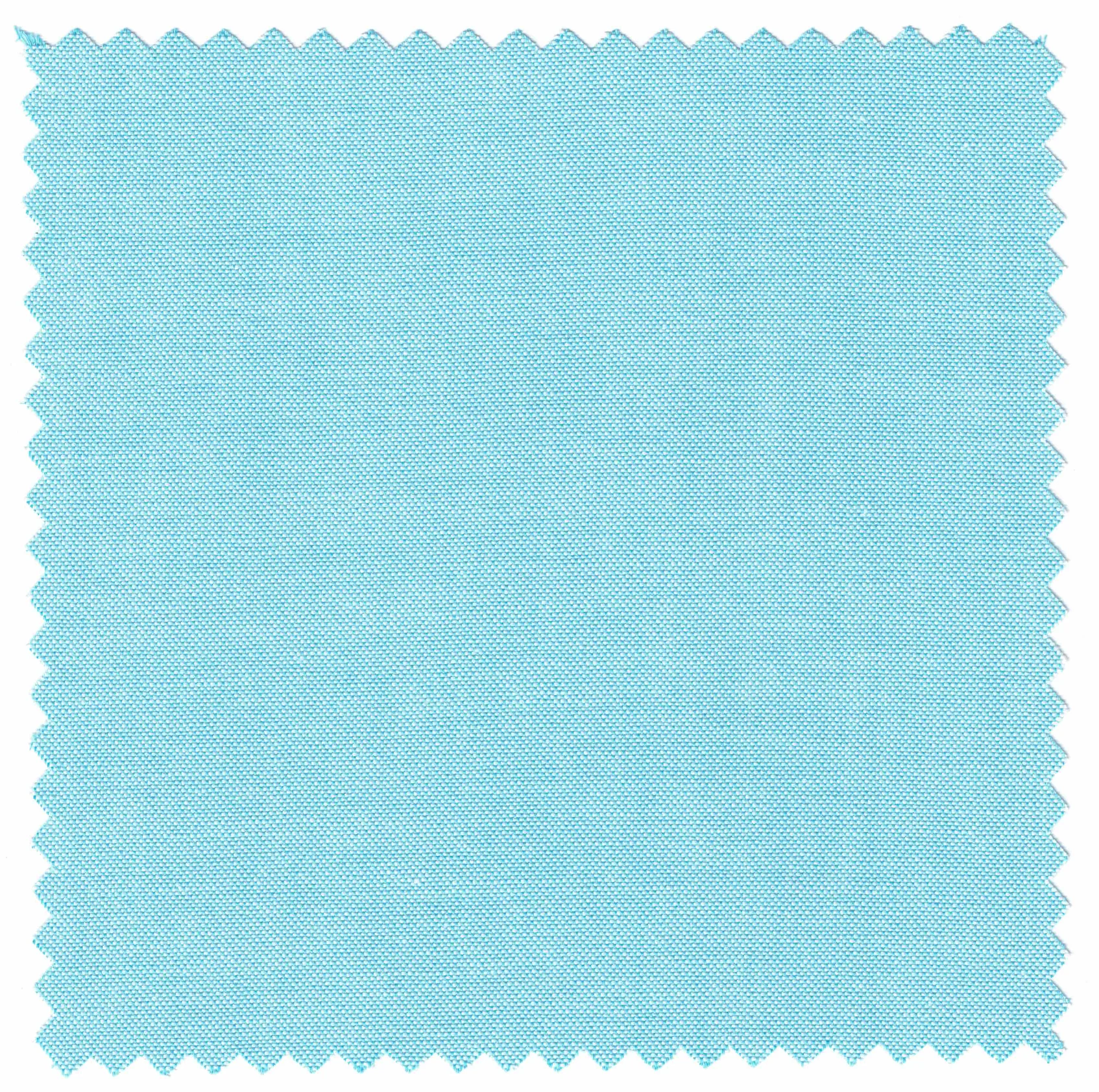 Turquoise Blue Two-Ply 100% Pima Cotton Oxford