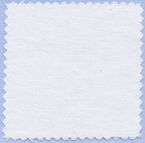 White Two-Ply Classic 100% Pima Cotton Oxford