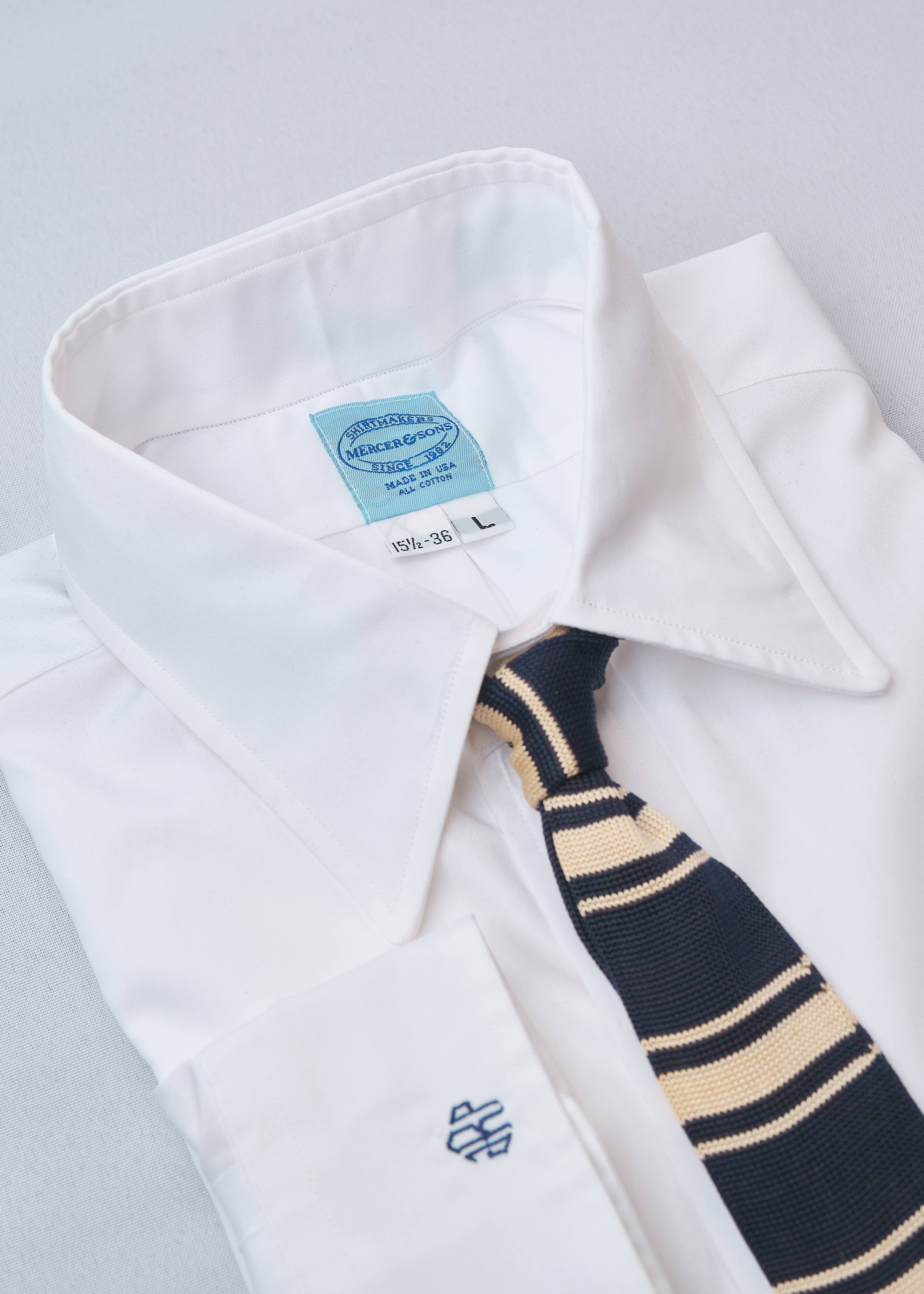 White Two-Ply Classic 100% Pima Cotton Oxford - Image 3